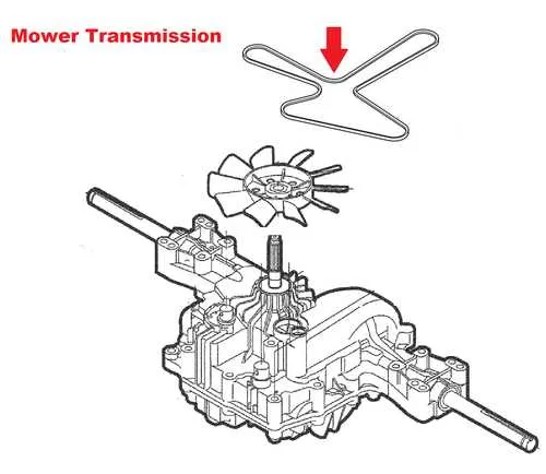 lgt2654 drive belt diagram