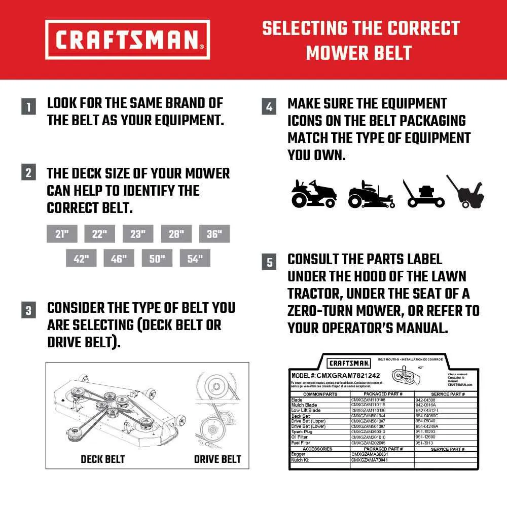 lt 1500 craftsman belt diagram