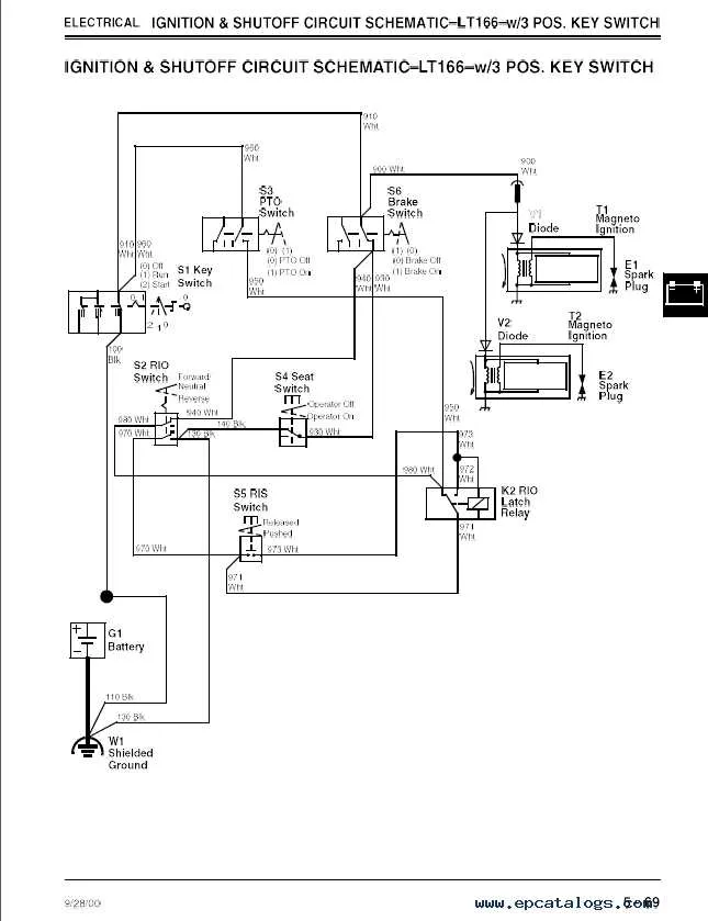 lt133 belt diagram