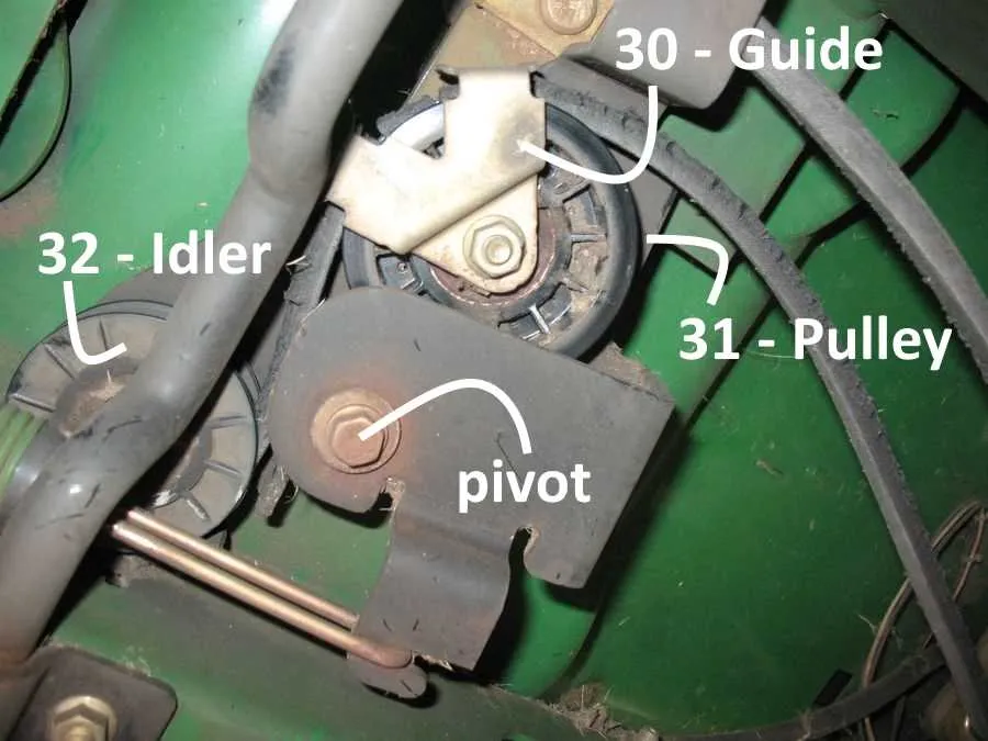 lt155 drive belt diagram