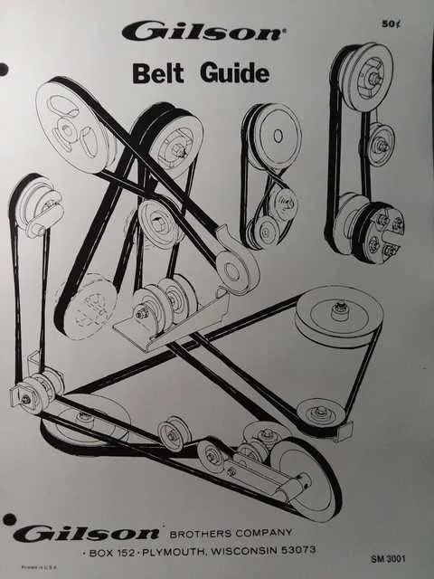 montgomery ward tiller belt diagram