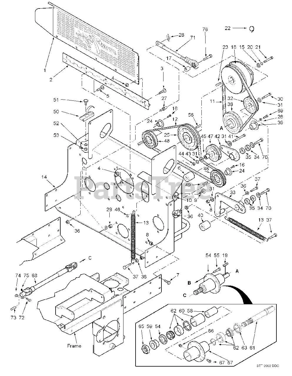 scag turf tiger belt diagram