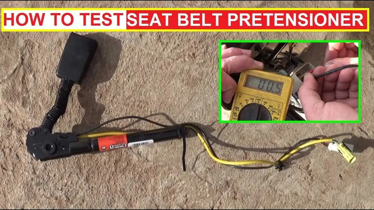 seat belt pretensioner diagram