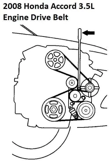 serpentine belt diagram 2005 honda accord