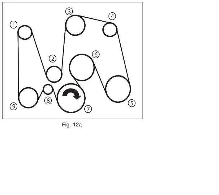 serpentine belt diagram 5.9 cummins