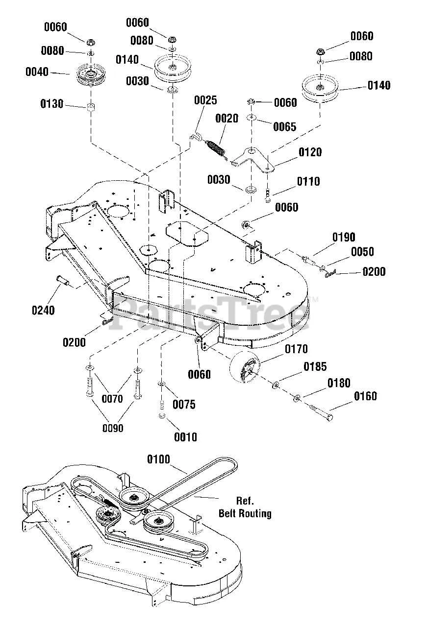 snapper 360z belt diagram