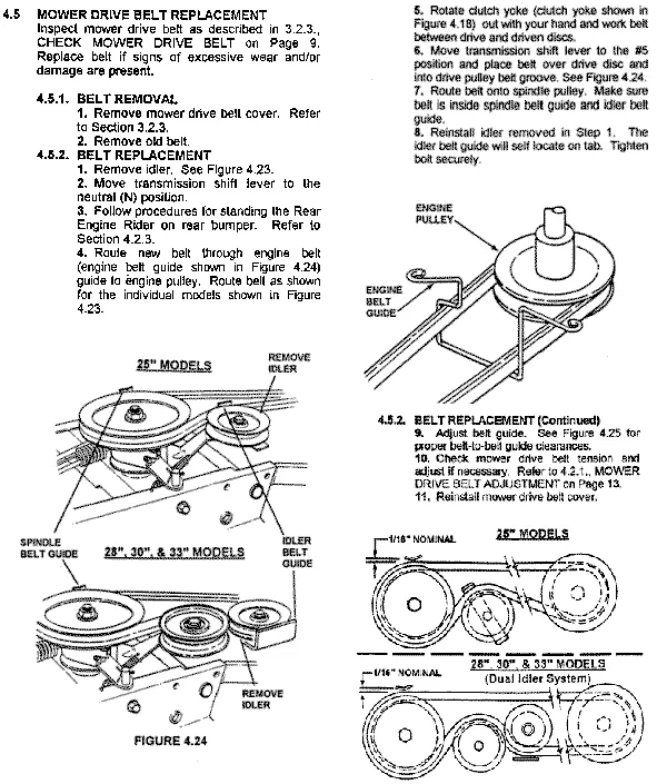 snapper 360z drive belt diagram