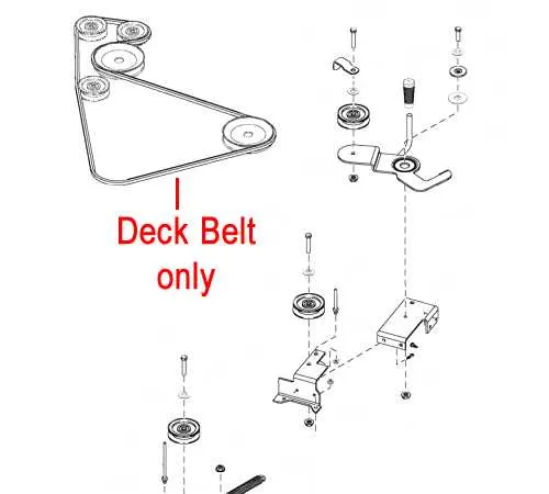 snapper zero turn mower belt diagram