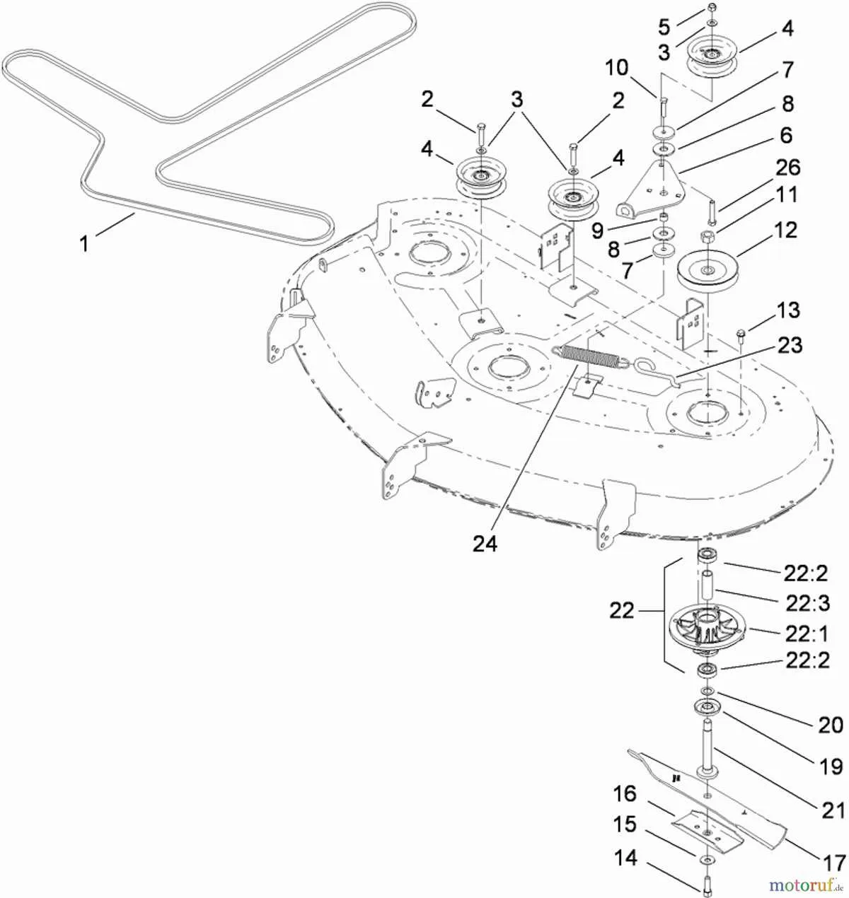 toro grandstand belt diagram
