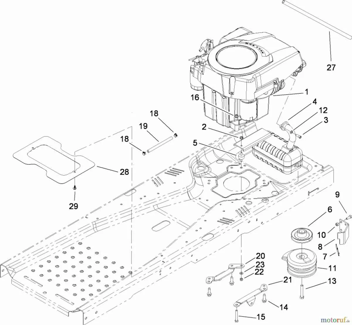 toro timecutter z4200 drive belt diagram