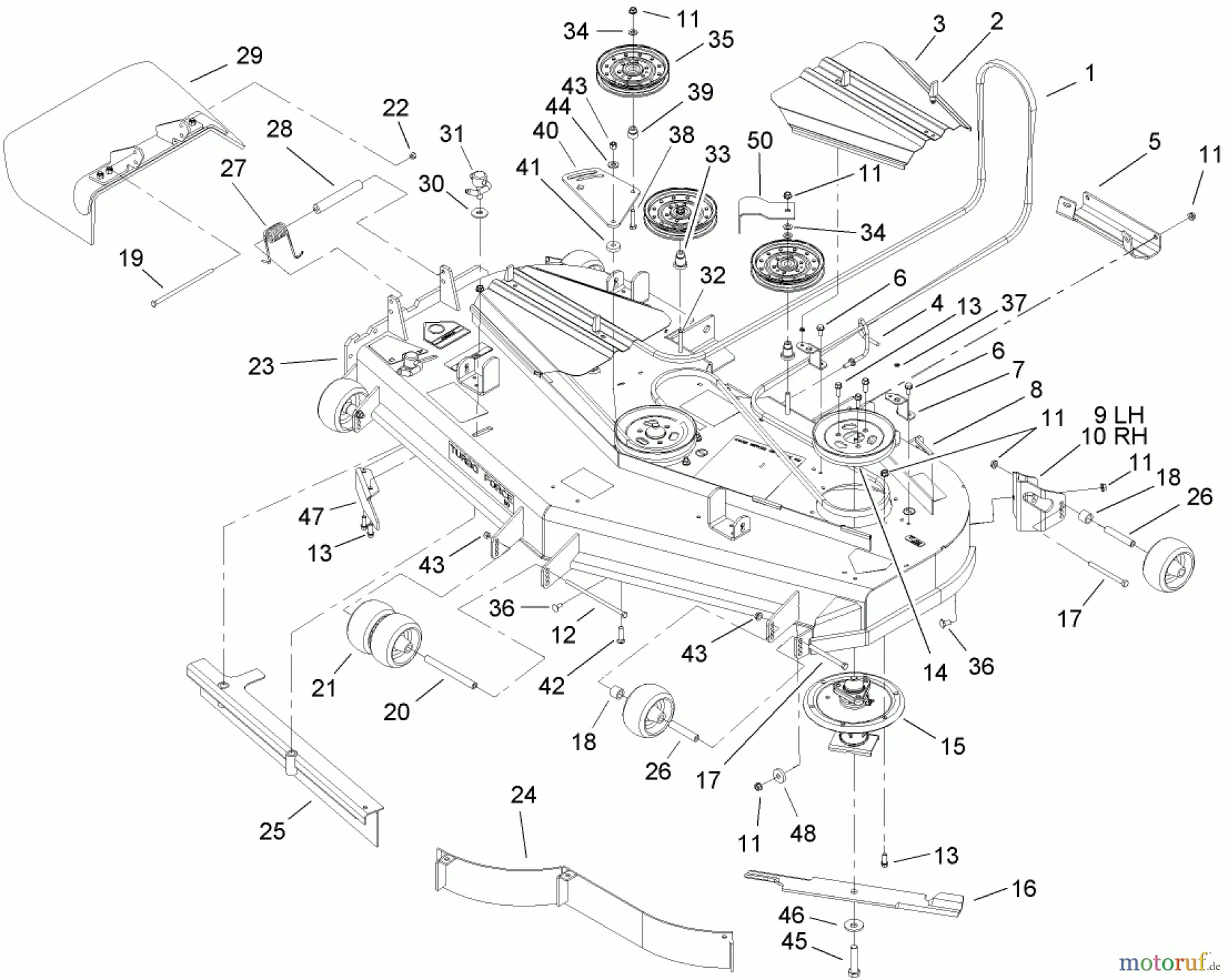 toro z master belt diagram
