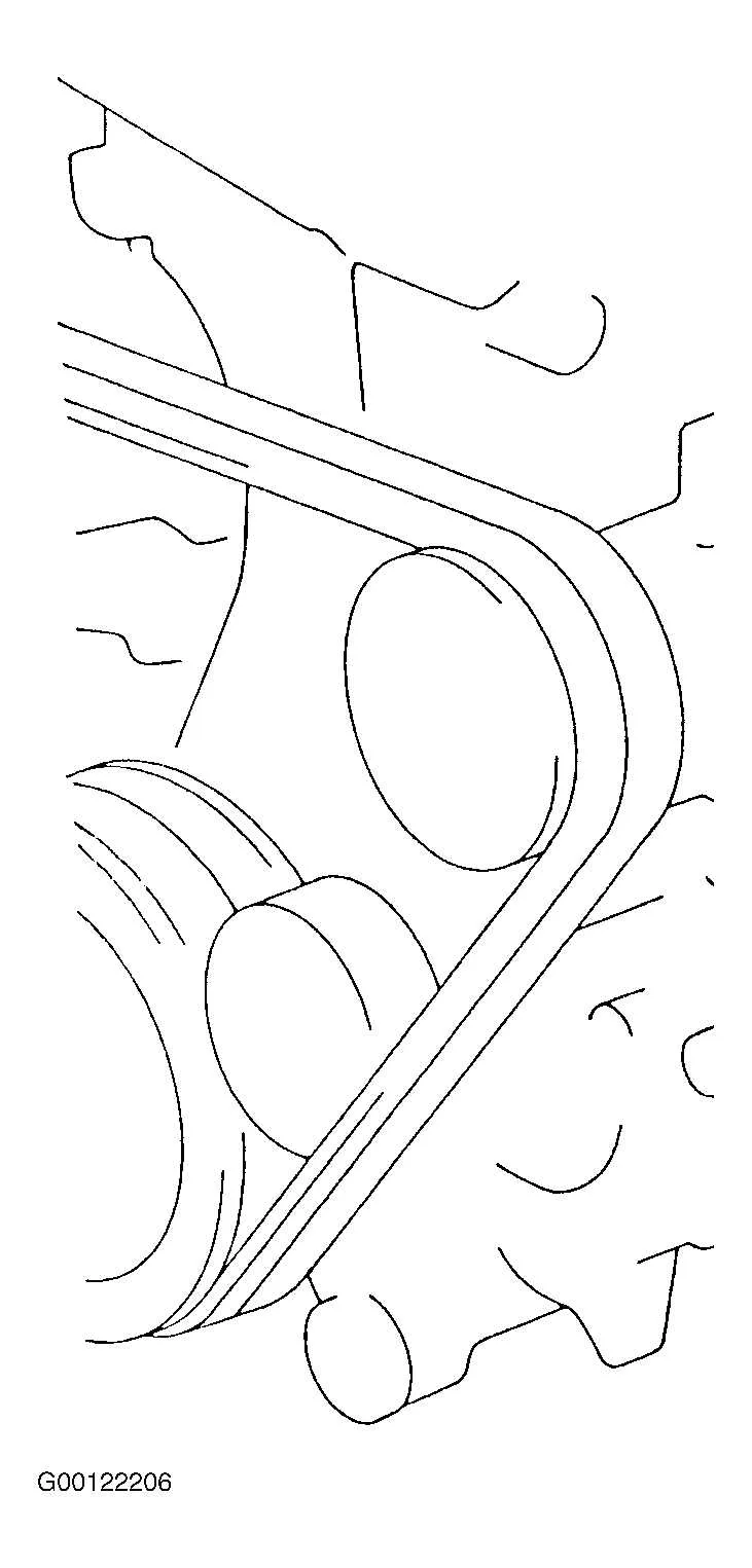 toyota tacoma serpentine belt diagram