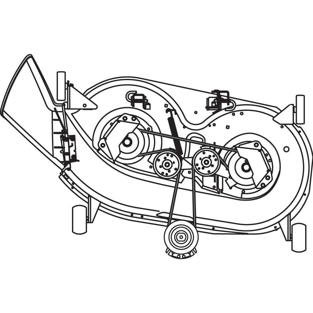 troy bilt 42 inch deck belt diagram