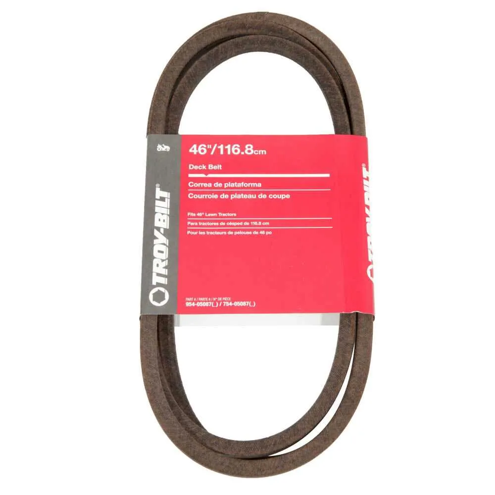 troy bilt 46 deck belt diagram