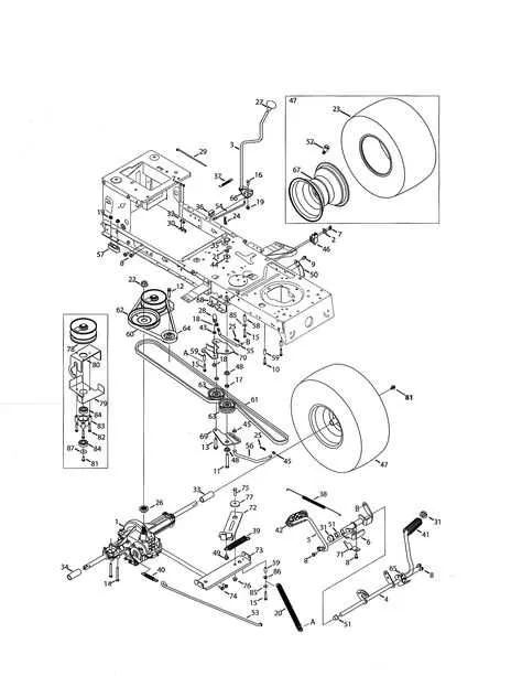 troy bilt bronco 42 belt diagram
