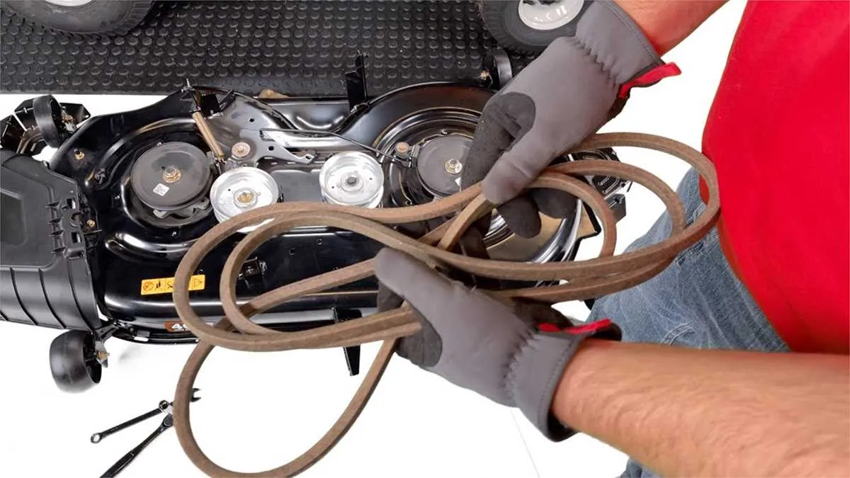 troy bilt riding lawn mower drive belt diagram