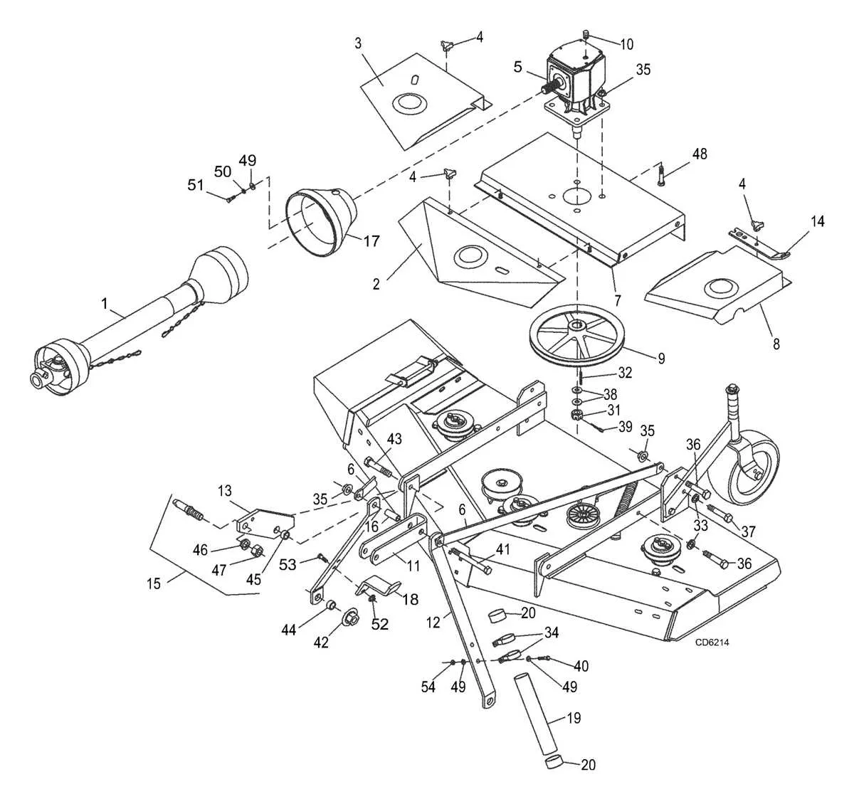 woods finish mower belt diagram