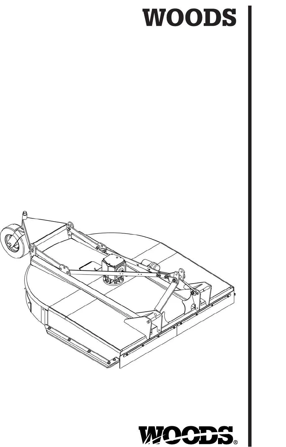 woods finish mower belt diagram