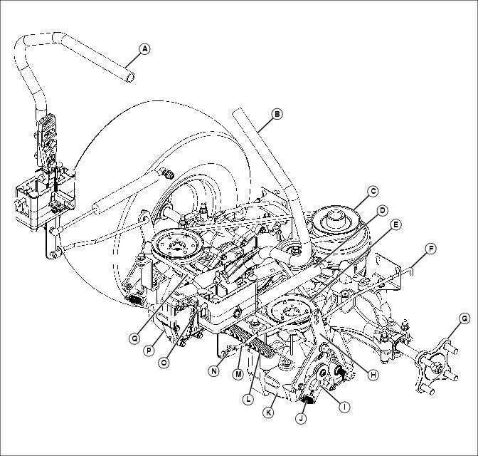 z225 john deere belt diagram