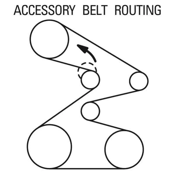 acura mdx serpentine belt diagram
