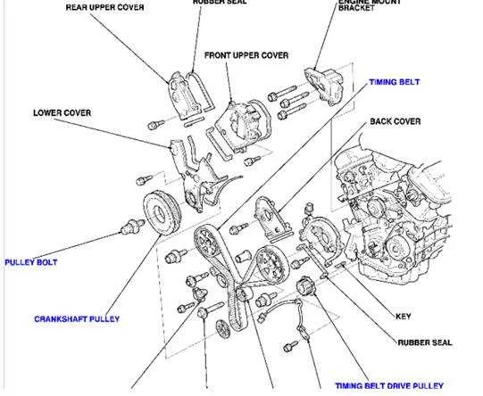 acura tsx serpentine belt diagram