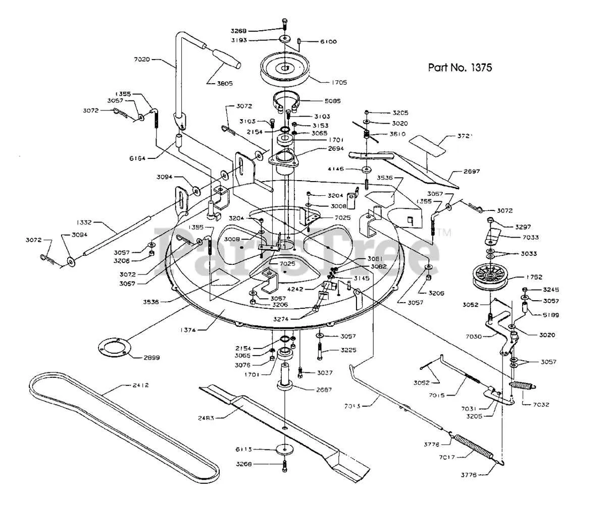 dixon ztr drive belt diagram