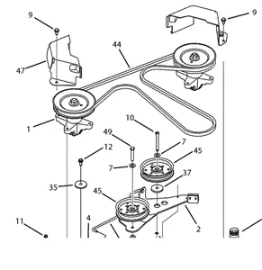 mtd drive belt diagram