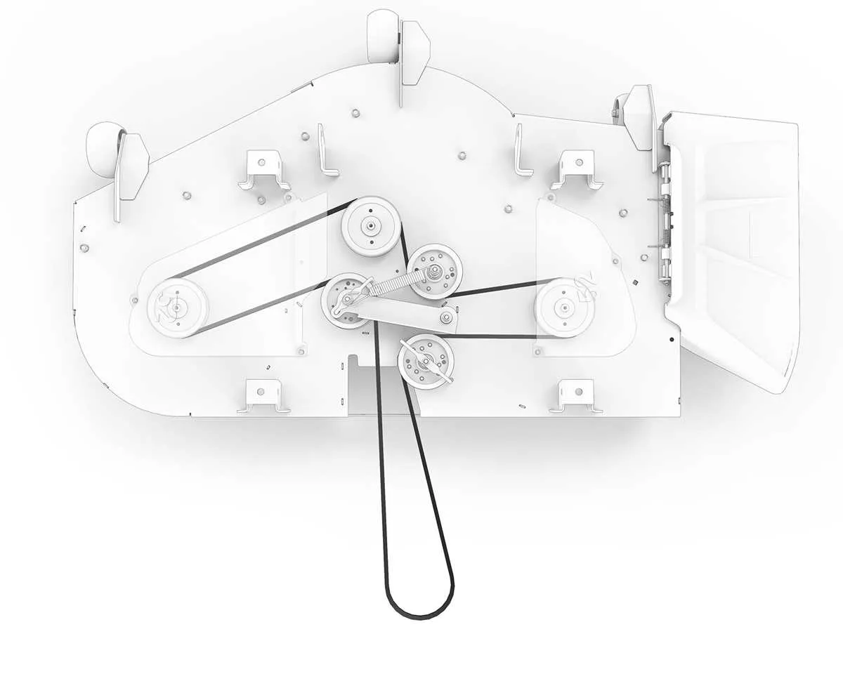 ariens 52 belt guide diagram