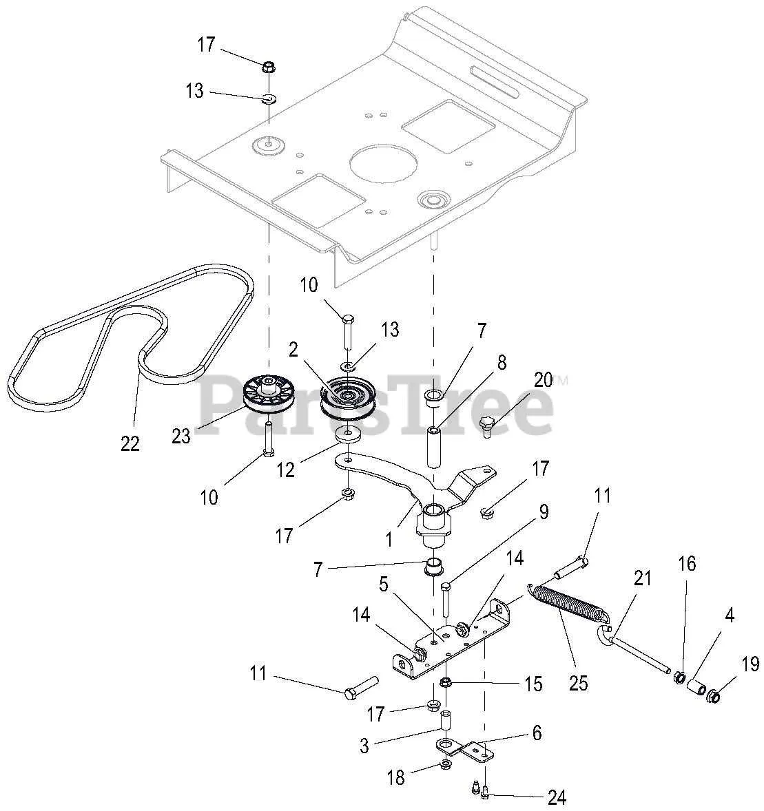 ariens ikon xd 60 drive belt diagram