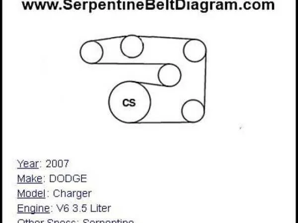 chrysler 300 belt diagram