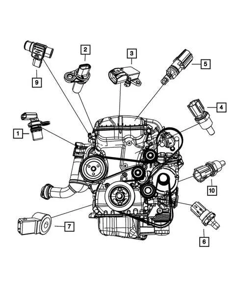 2012 chrysler 200 serpentine belt diagram