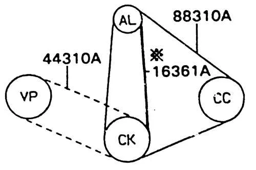 serpentine belt diagram 2006 toyota camry