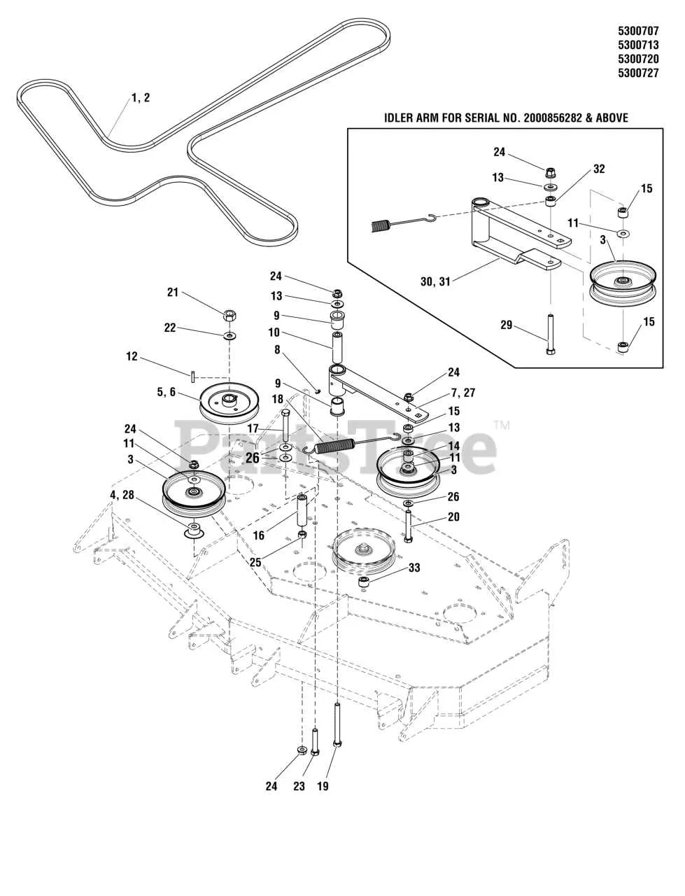 ferris is600z 48 deck belt diagram