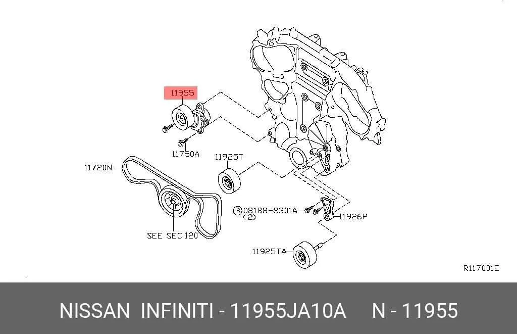 2009 nissan murano belt diagram
