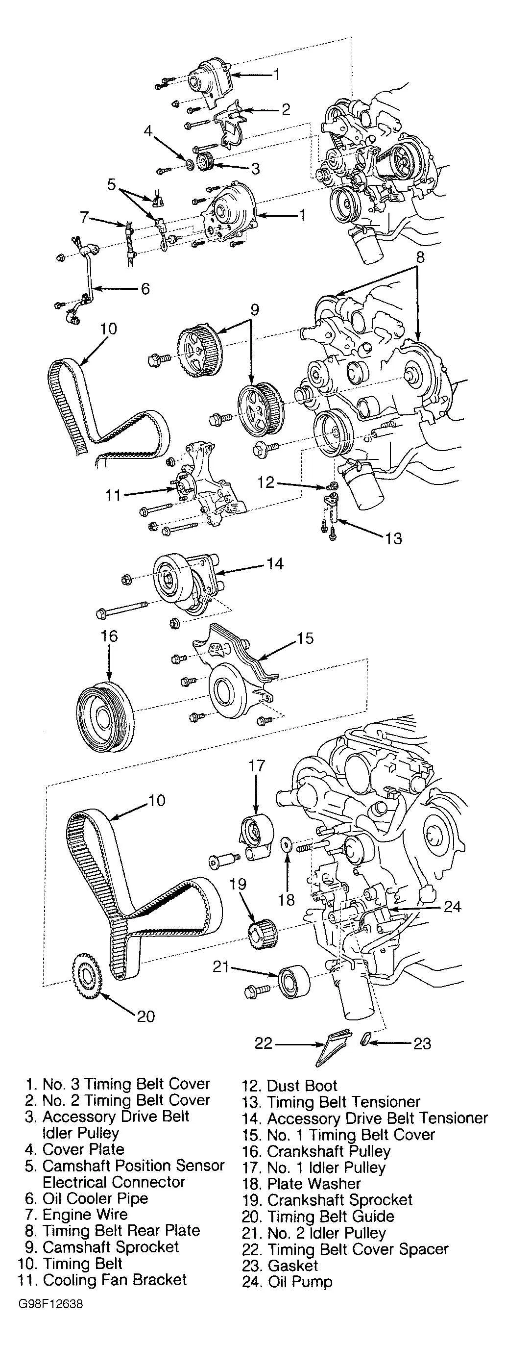 2007 toyota tundra 4.7 serpentine belt diagram