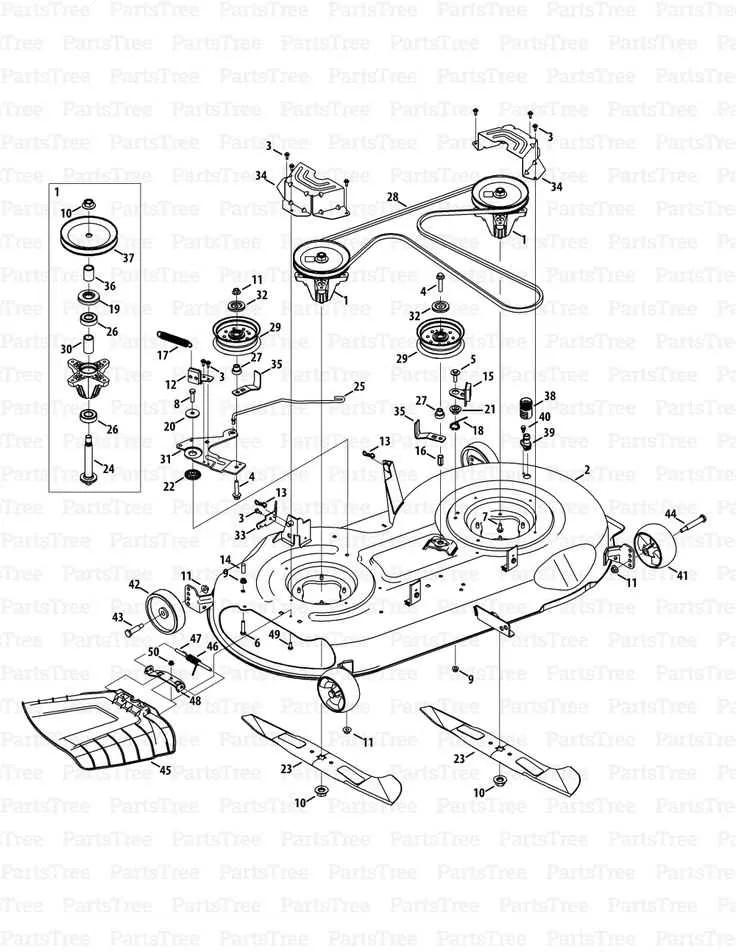 belt diagram cub cadet xt1