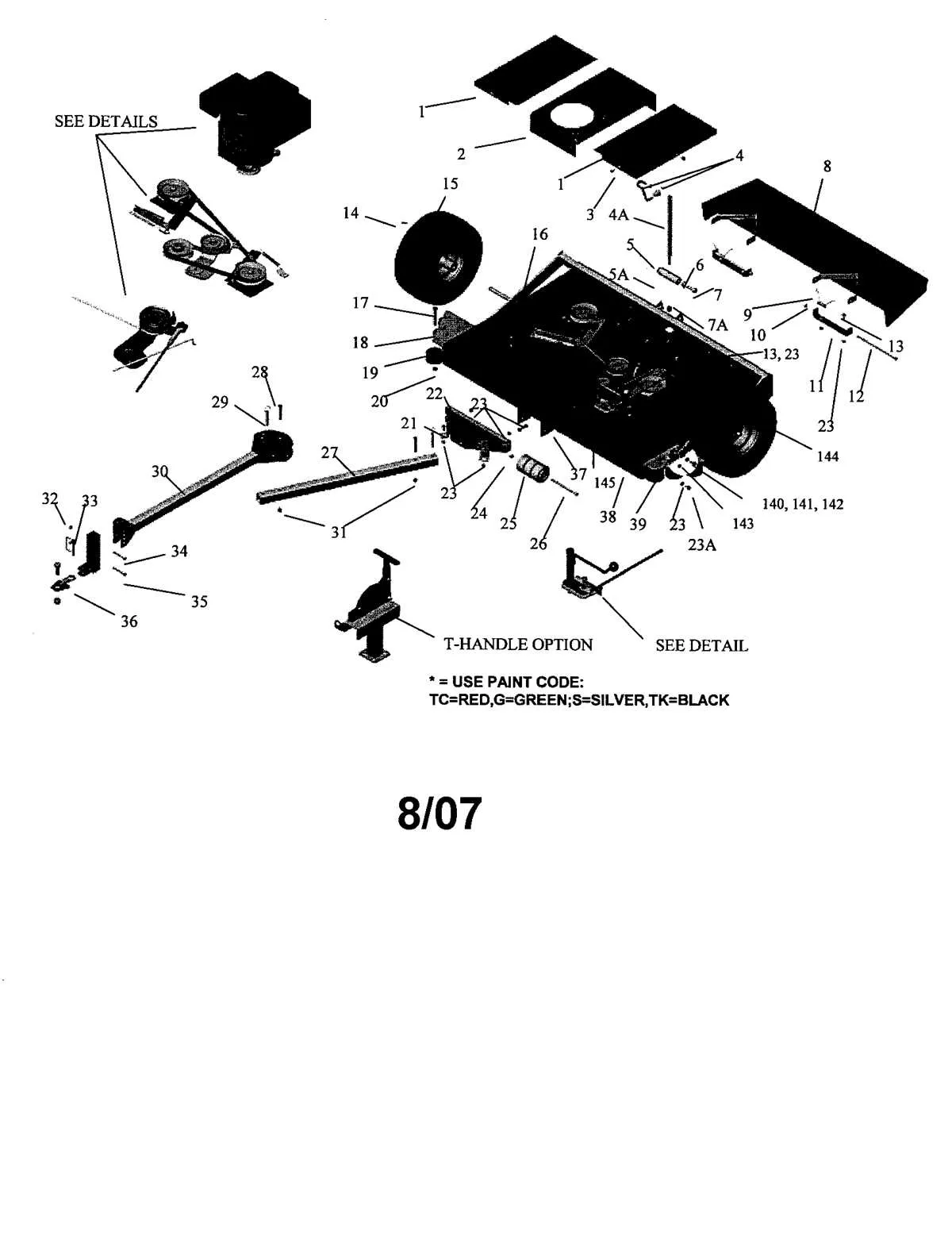 belt diagram for swisher pull behind mower