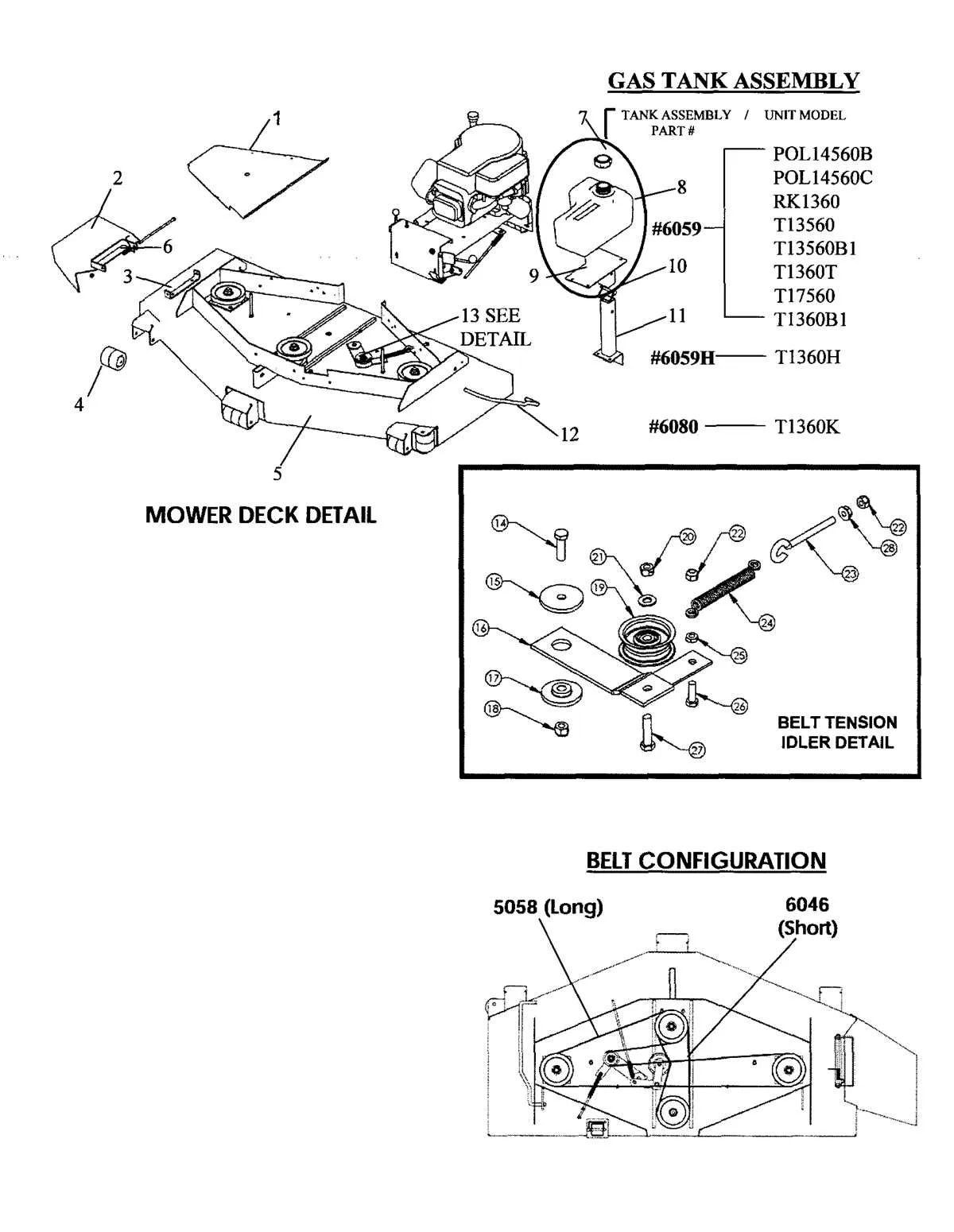 belt diagram for swisher pull behind mower
