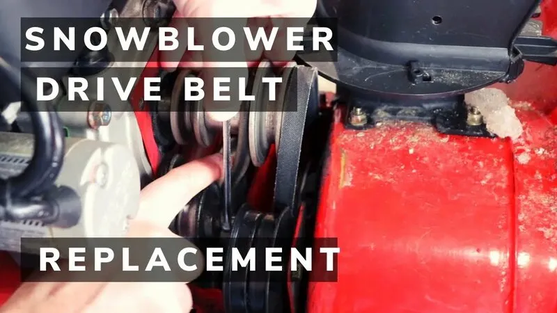 belt diagram on yard machines snowblower