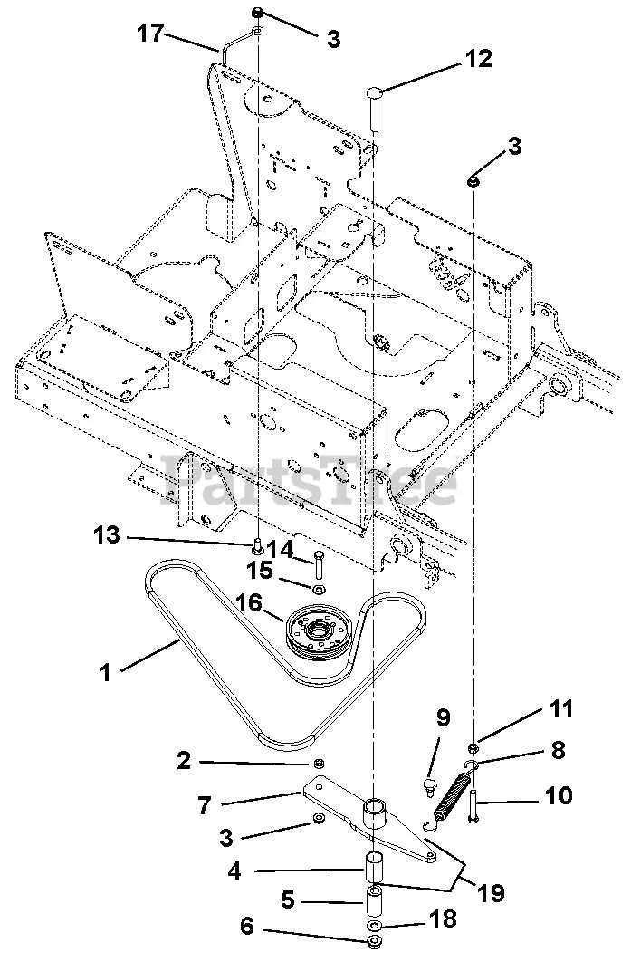 belt replacement gravely drive belt diagram
