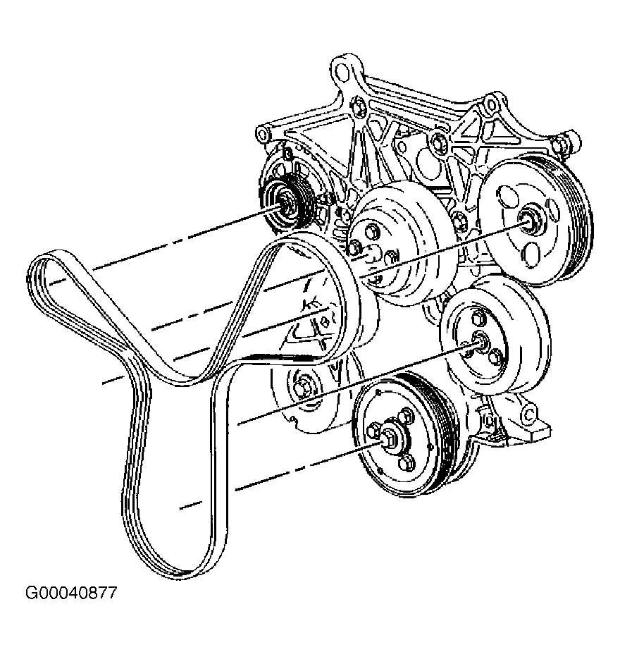 buick lesabre serpentine belt diagram