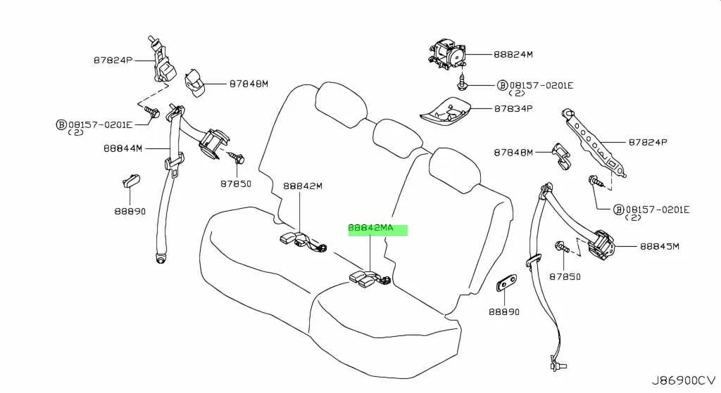 2012 nissan murano belt diagram