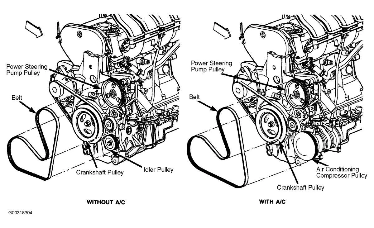 chrysler 3.6 serpentine belt diagram