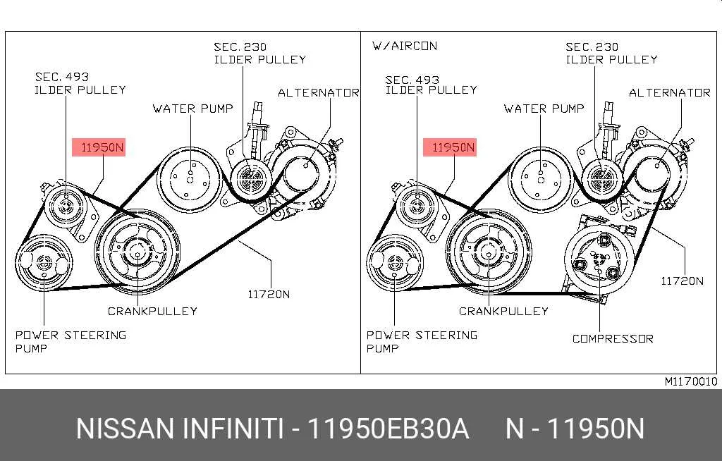 2006 nissan pathfinder belt diagram