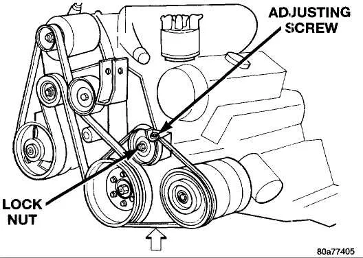 dodge 318 belt diagram