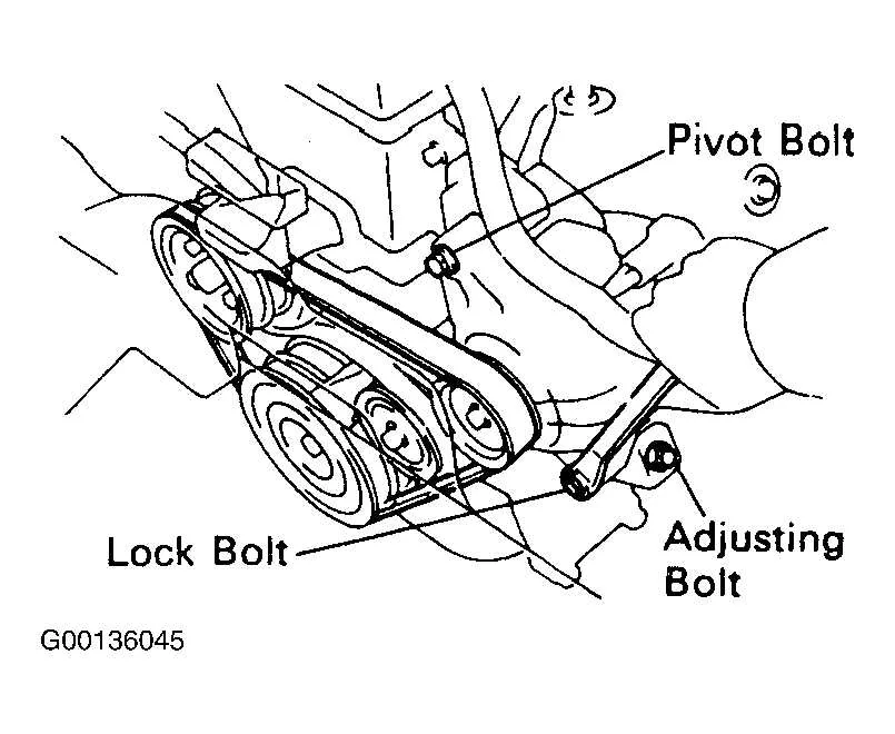 corolla 2005 belt diagram
