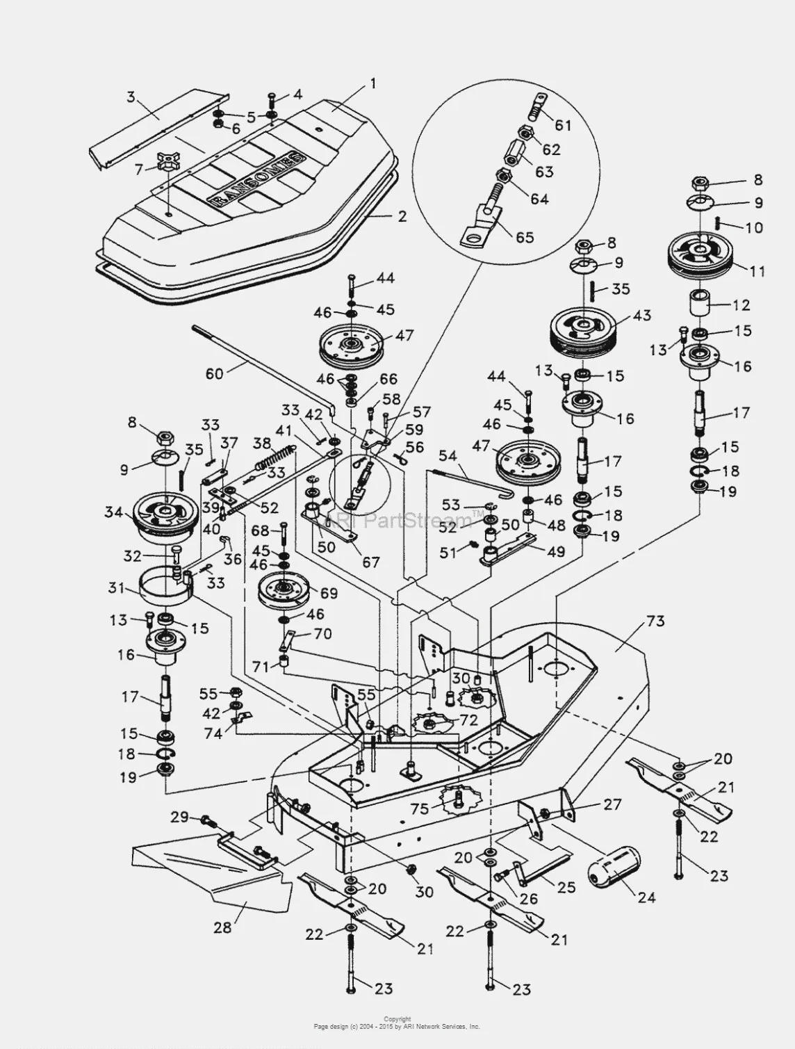 country clipper belt diagram