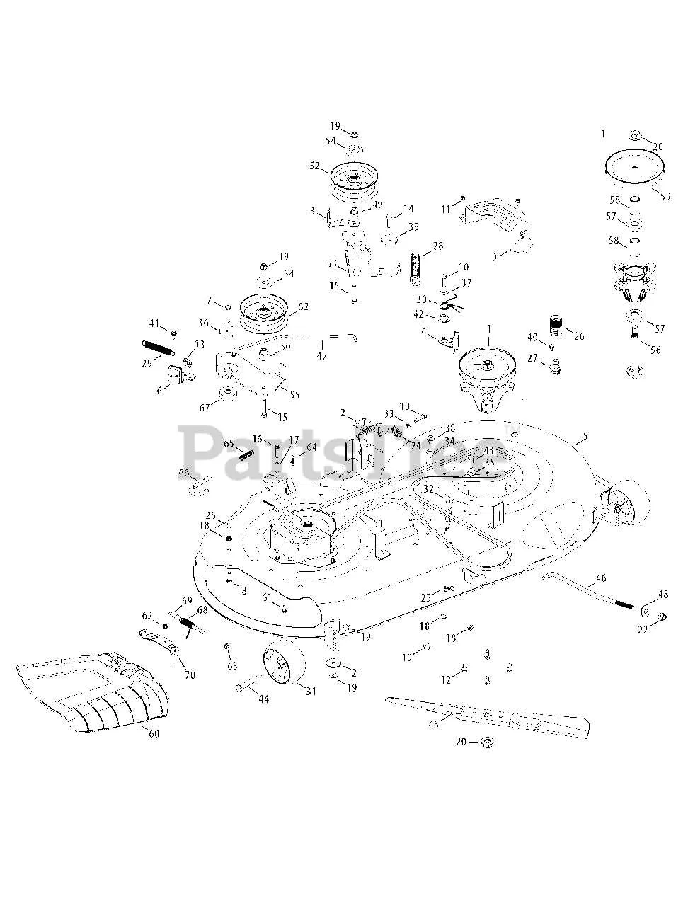 craftsman t1600 drive belt diagram