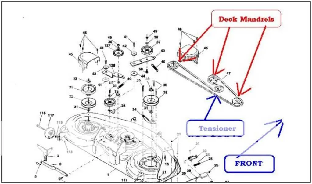 craftsman zts 6000 belt diagram