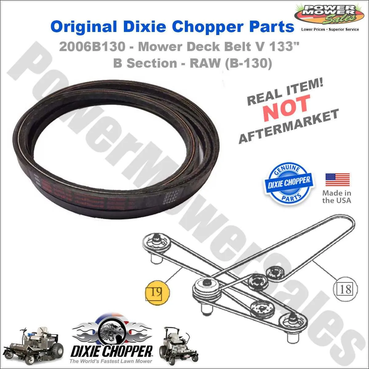 dixie chopper belt diagram